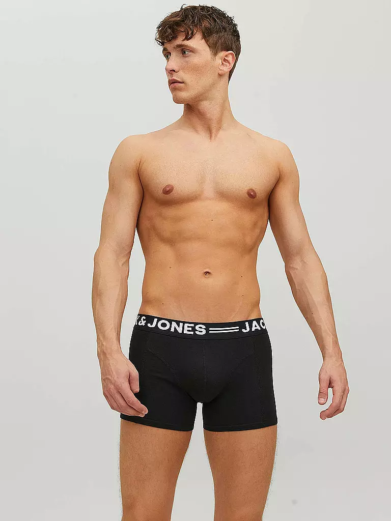 JACK & JONES | Pants Lot de 3 Sense | schwarz