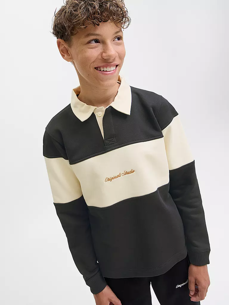 JACK & JONES | Polo garçon JORNORREBRO | schwarz