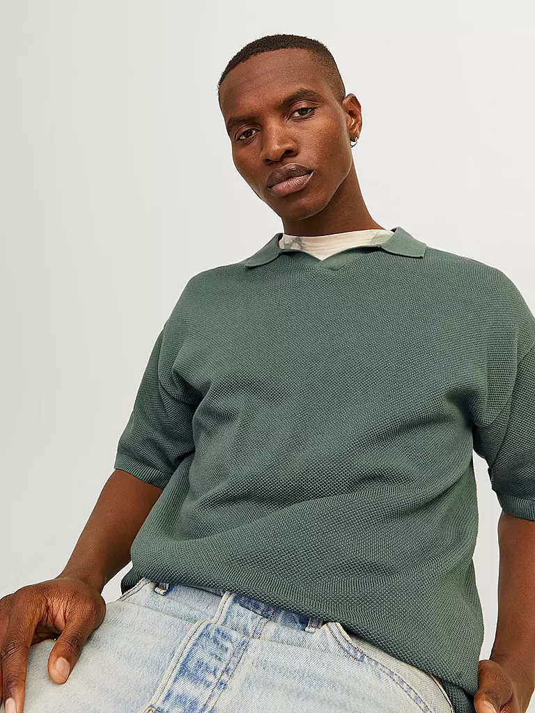 JACK & JONES | Poloshirt JORLINEN | Pétrole