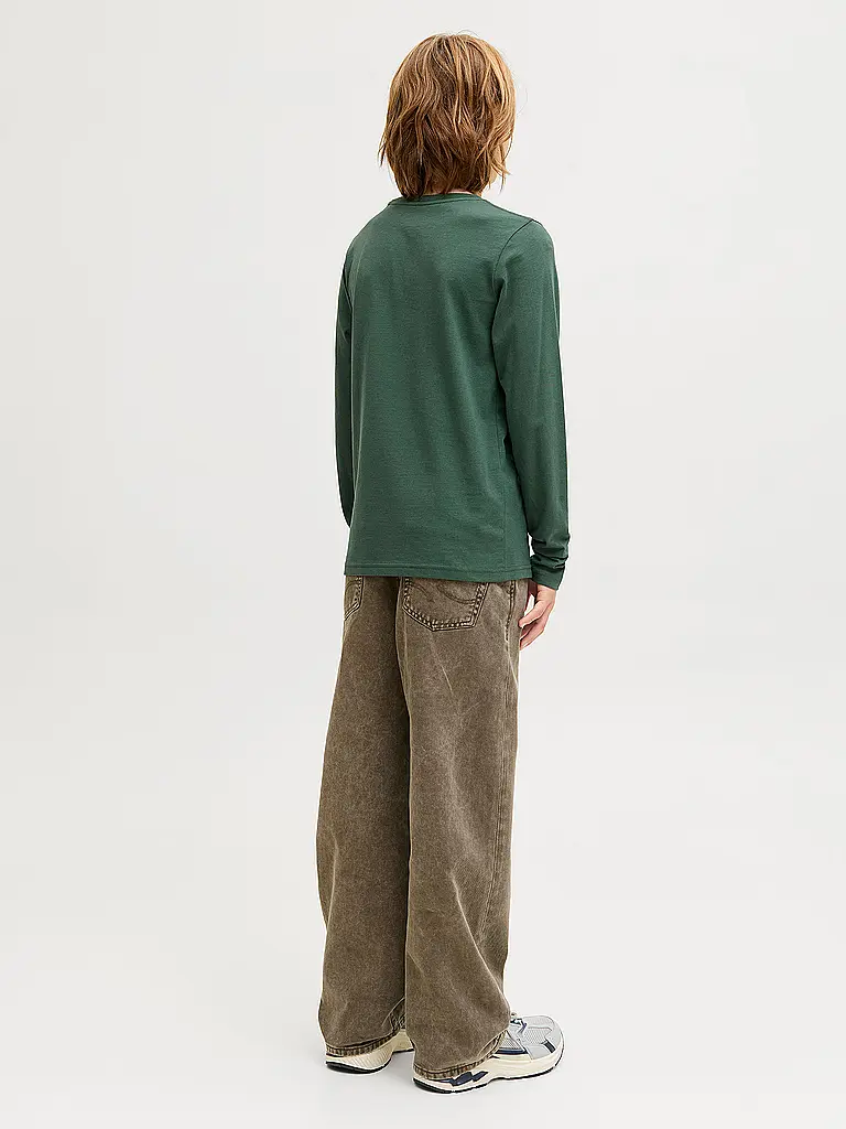 JACK & JONES | Produktname: Jungen Langarmshirt JORBLEECKER | Vert foncé