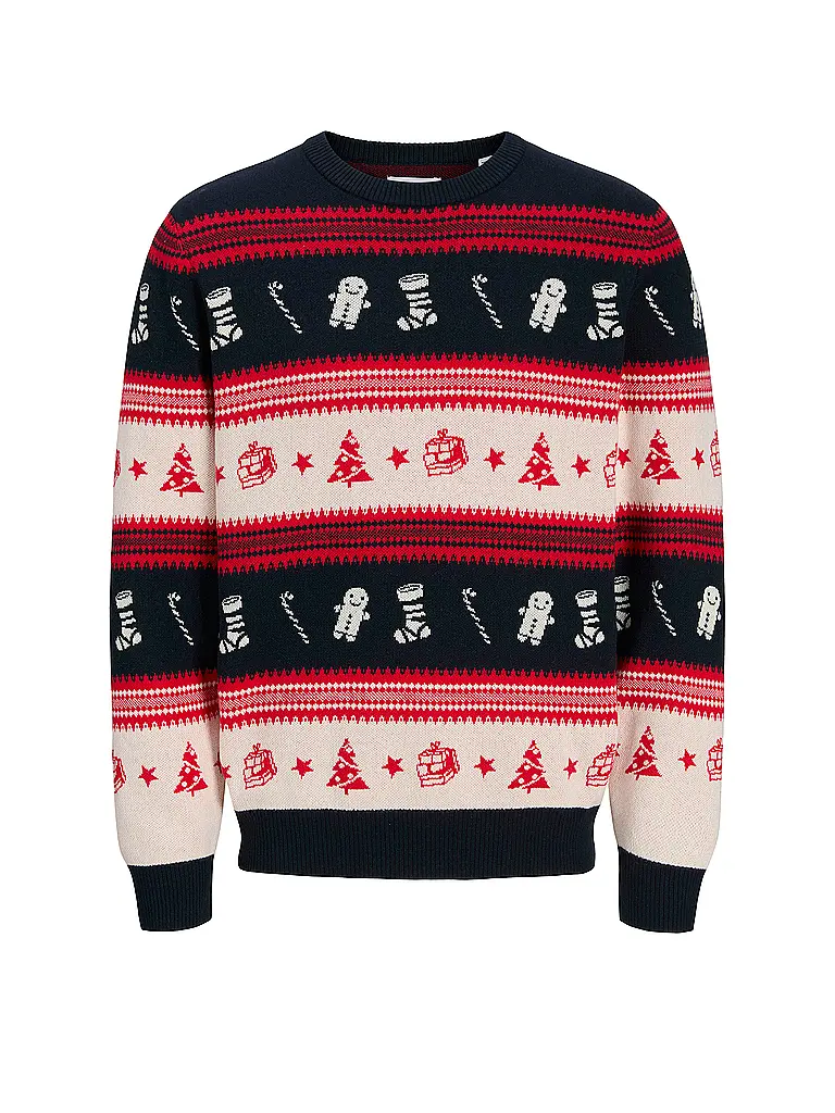 JACK & JONES | Produktname: Pull JJXMAS | Bleu foncé