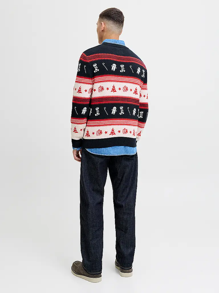 JACK & JONES | Produktname: Pull JJXMAS | Bleu foncé