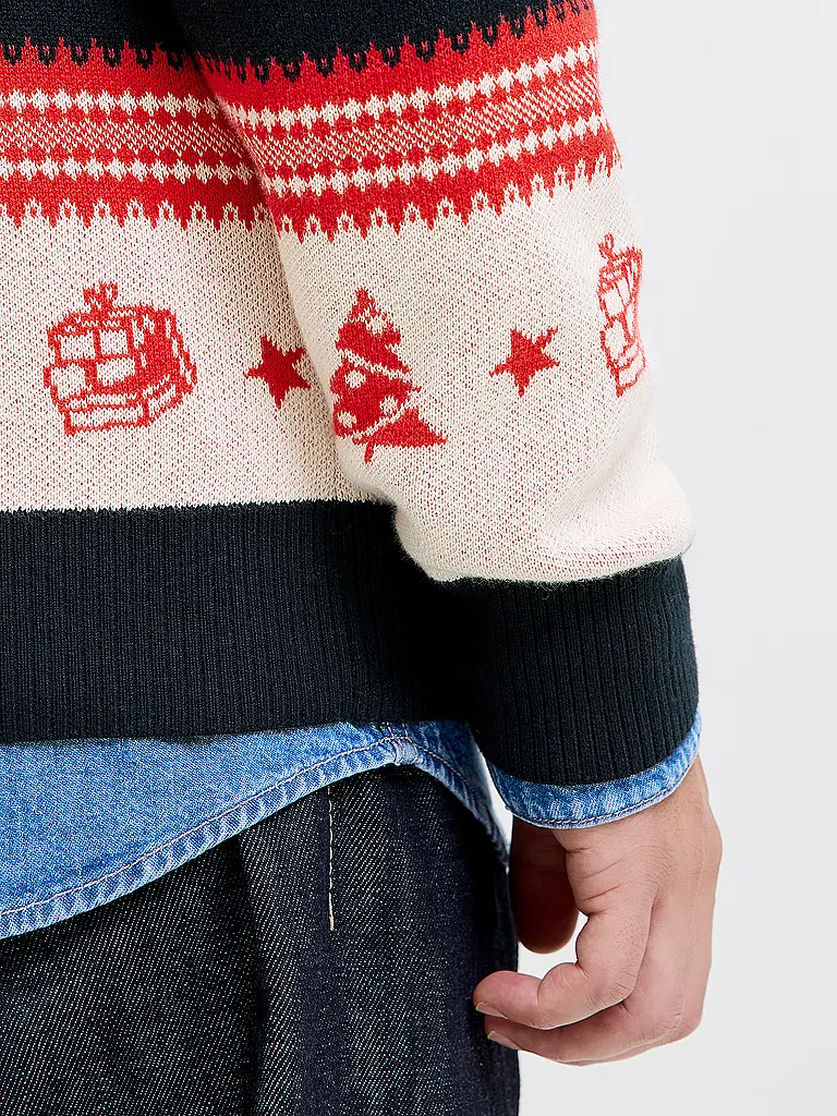 JACK & JONES | Produktname: Pull JJXMAS | Bleu foncé