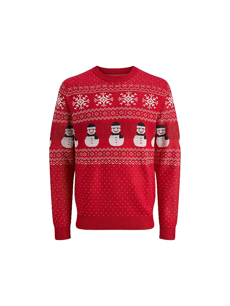 JACK & JONES | Pull garçon JJXMAS | Rouge