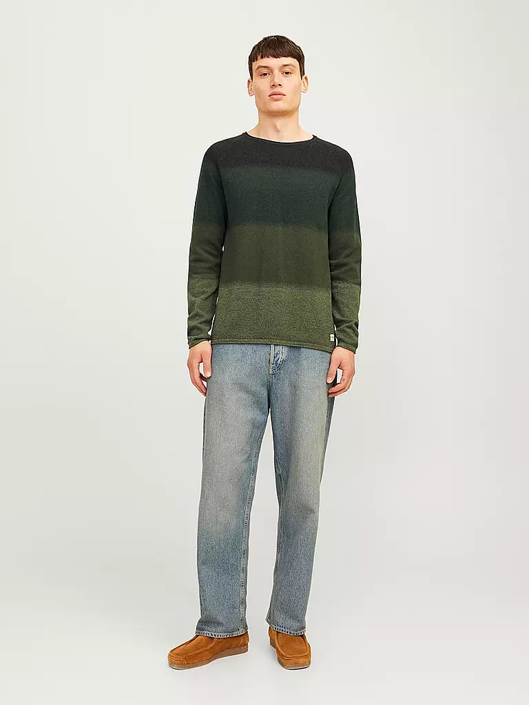 JACK & JONES | Pull JJEHILL | Vert foncé