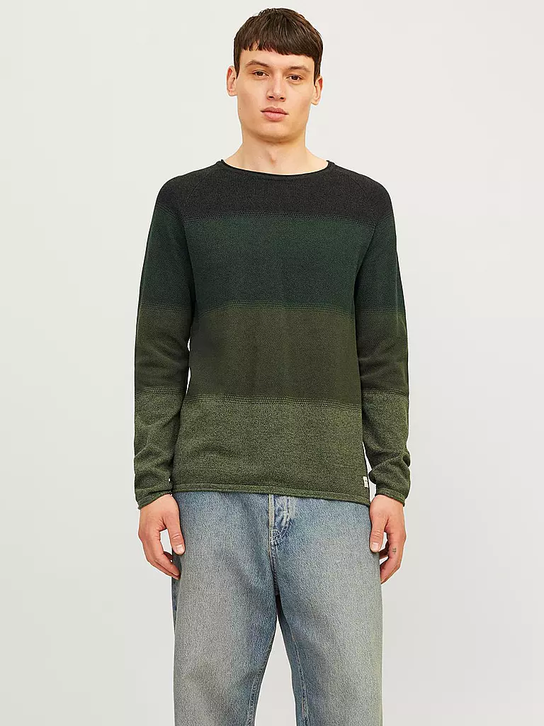 JACK & JONES | Pull JJEHILL | Vert foncé