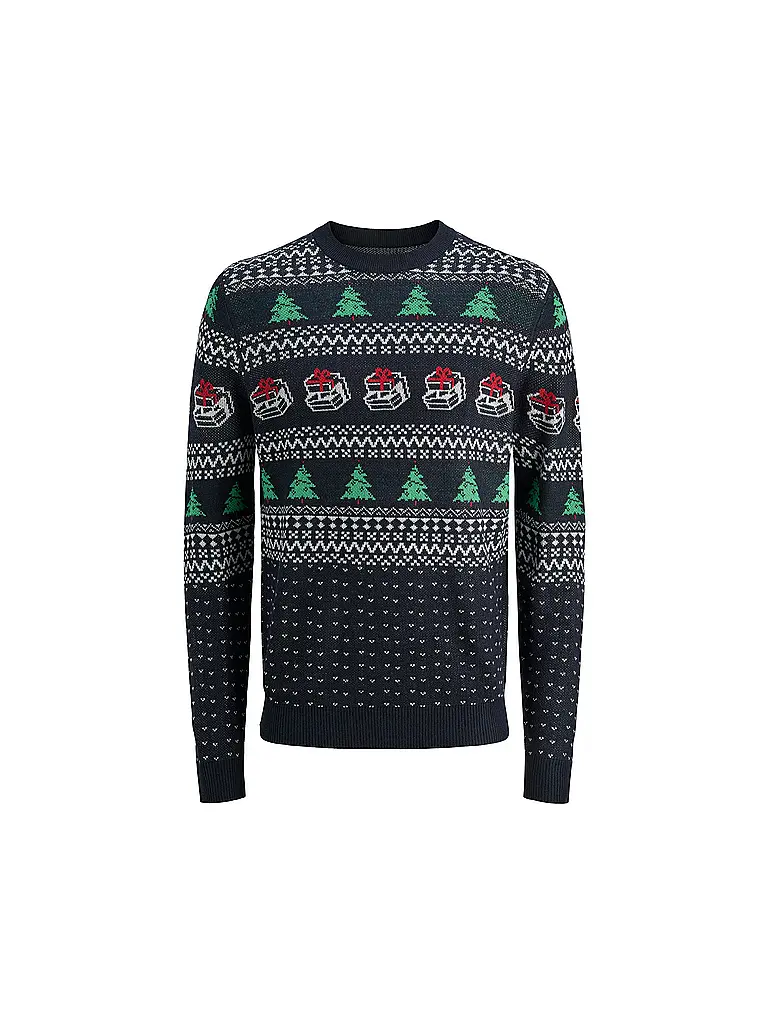 JACK & JONES | Pull pour garçon JJXMAS | Bleu foncé