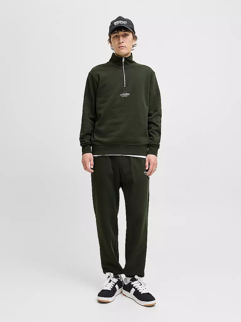 JACK & JONES | Pull Troyer JJESOHO | olive