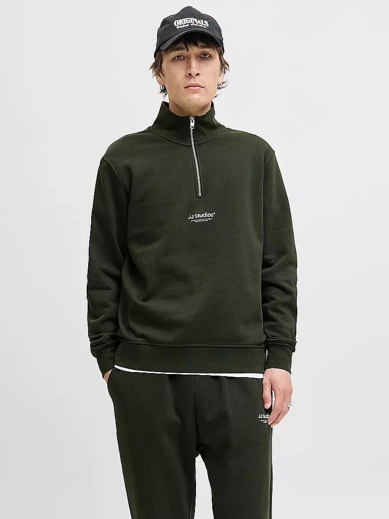 JACK & JONES | Pull Troyer JJESOHO | olive