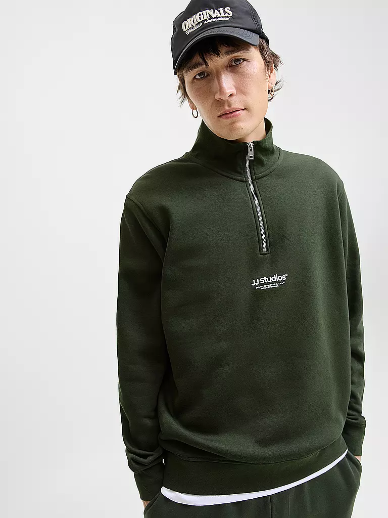 JACK & JONES | Pull Troyer JJESOHO | olive