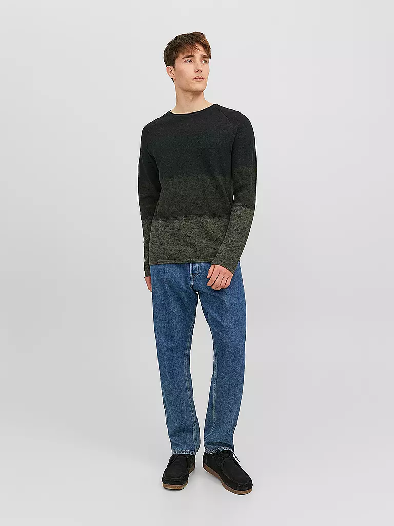 JACK & JONES | Pullover JJEHILL | dunkelgrün
