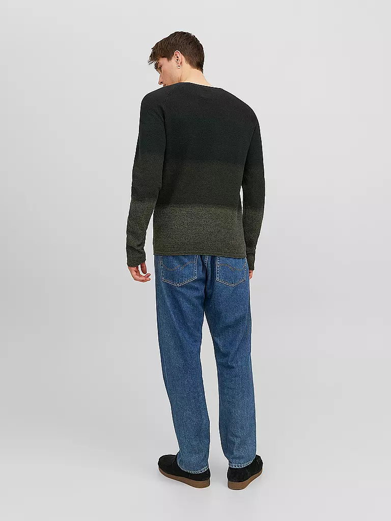 JACK & JONES | Pullover JJEHILL | dunkelgrün