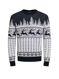 JACK & JONES | Pullover JJXMAS GABRIEL | Bleu foncé