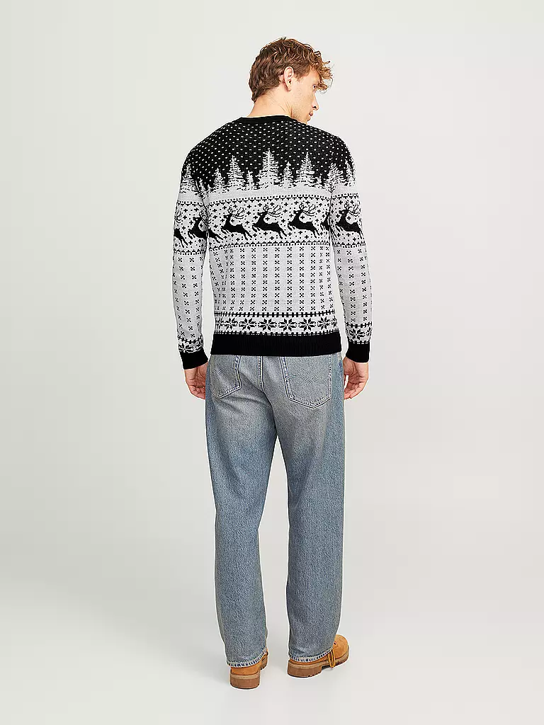 JACK & JONES | Pullover JJXMAS GABRIEL | Bleu foncé