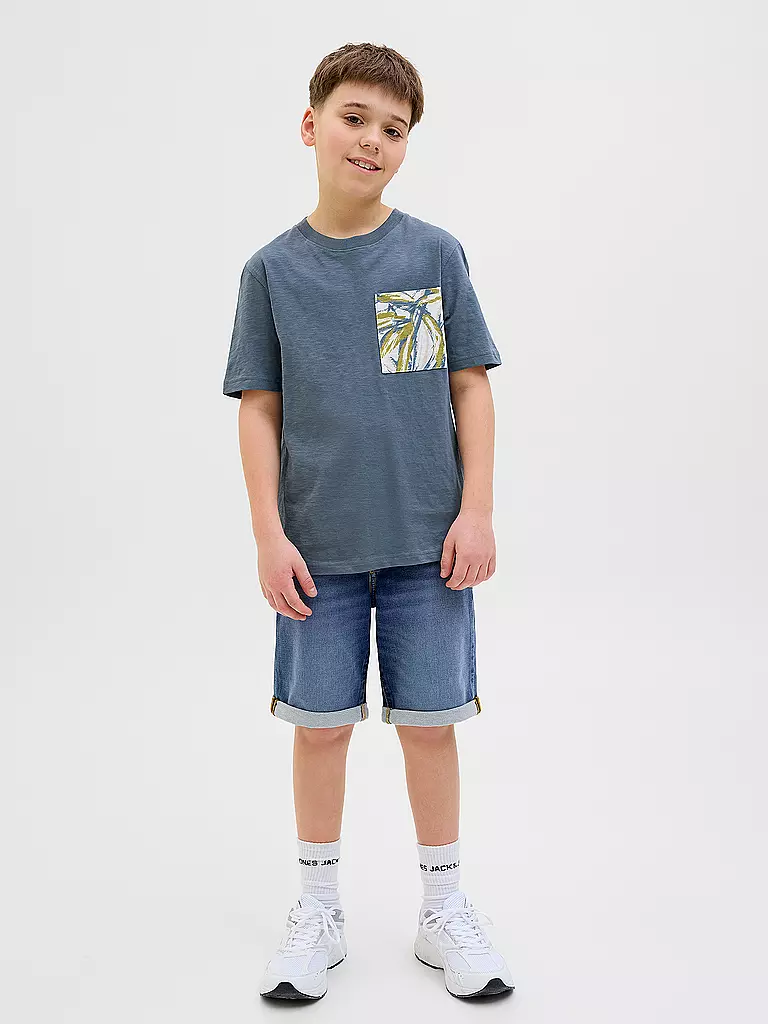 JACK & JONES | Short en jean pour garçon JJIRICK JJICON | blau