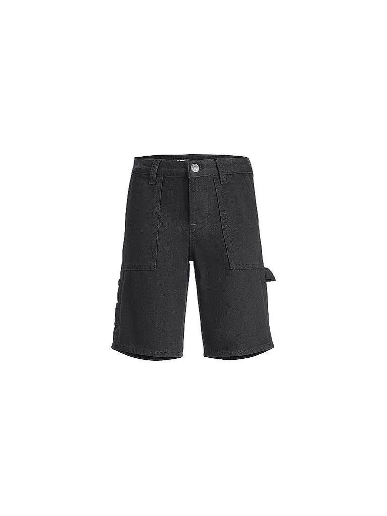 JACK & JONES | Short en jean pour garçon JJITONY JJIUTILITY | schwarz