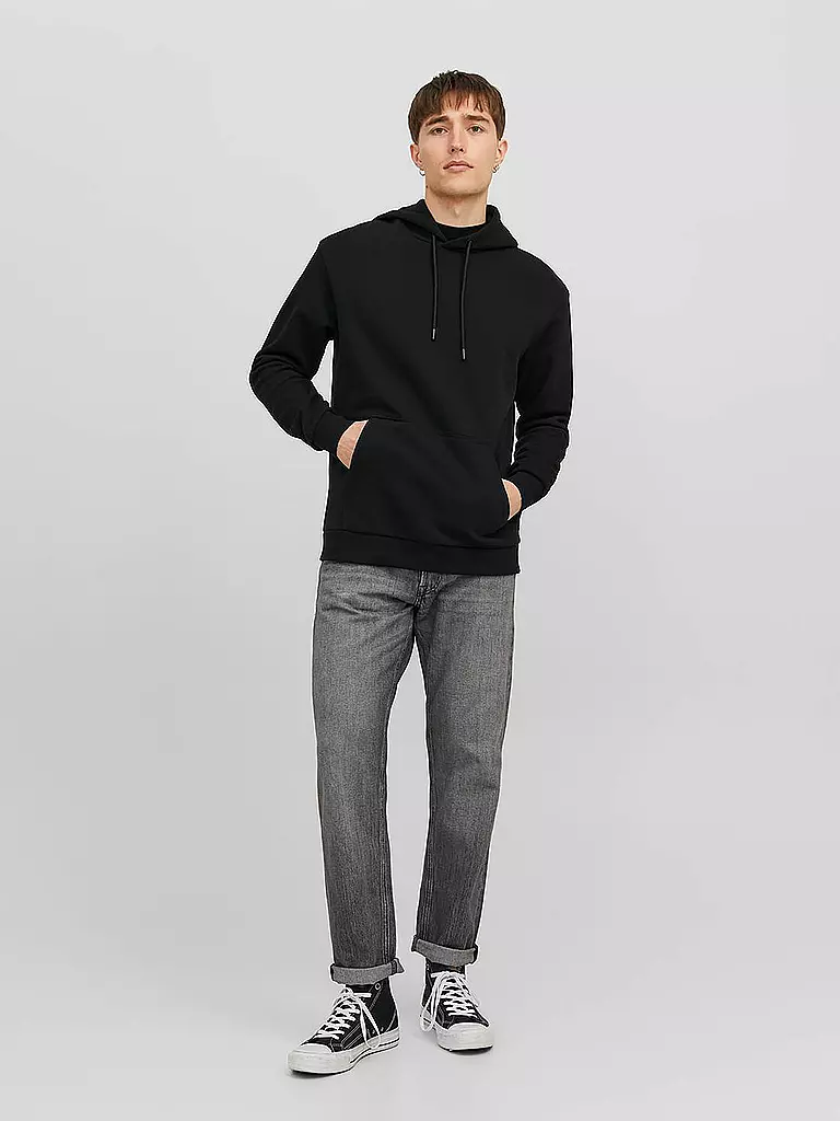 JACK & JONES | Sweat à capuche - Hoodie JJEBRADLEY | schwarz