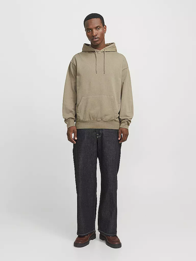 JACK & JONES | Sweat à capuche - Hoodie JJECHARGE | hellbraun