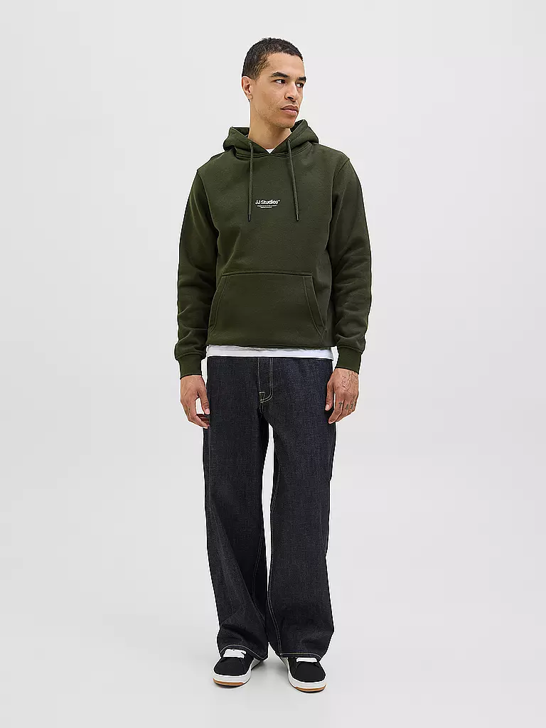 JACK & JONES | Sweat à capuche - Hoodie JJESOHO | olive