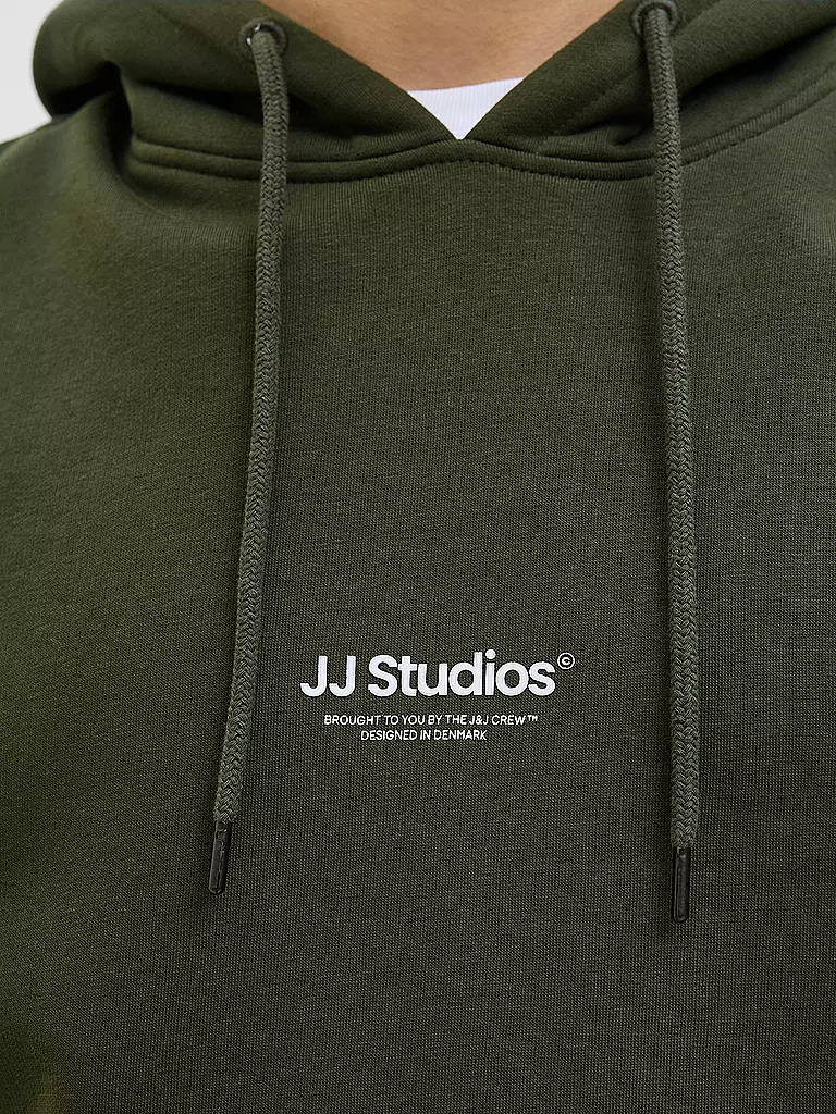 JACK & JONES | Sweat à capuche - Hoodie JJESOHO | olive