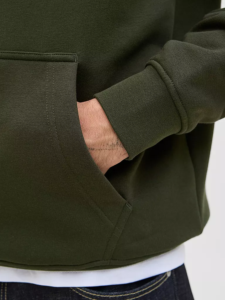 JACK & JONES | Sweat à capuche - Hoodie JJESOHO | olive