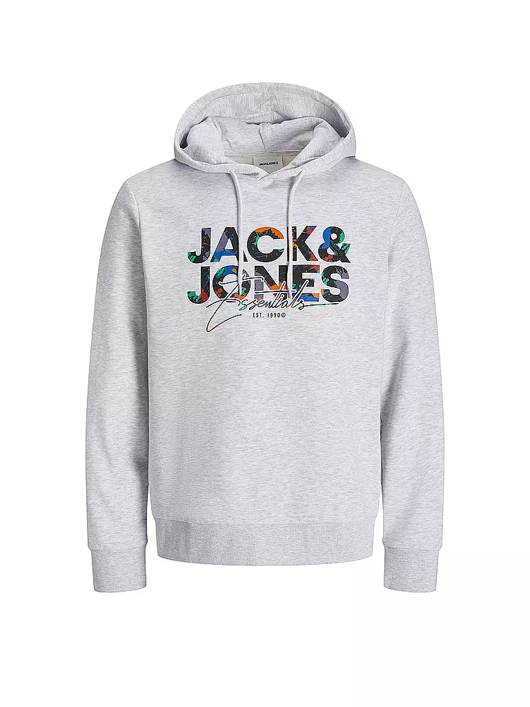 JACK & JONES | Sweat à capuche - Hoodie JJGEPLAS | grau