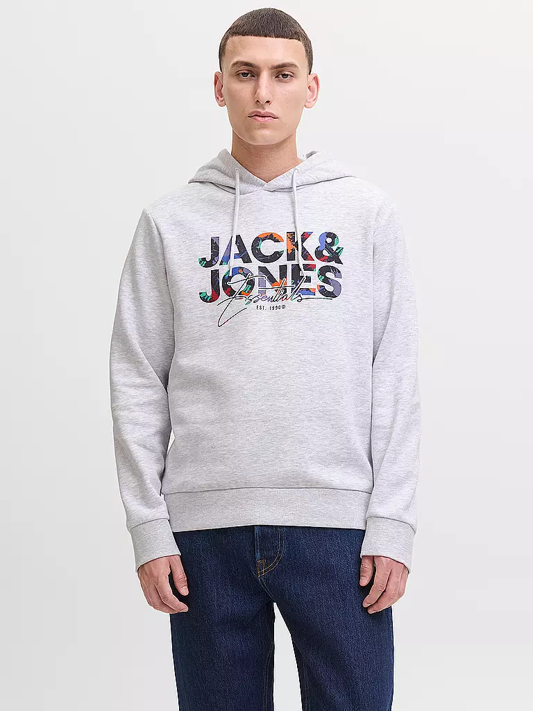 JACK & JONES | Sweat à capuche - Hoodie JJGEPLAS | weiss