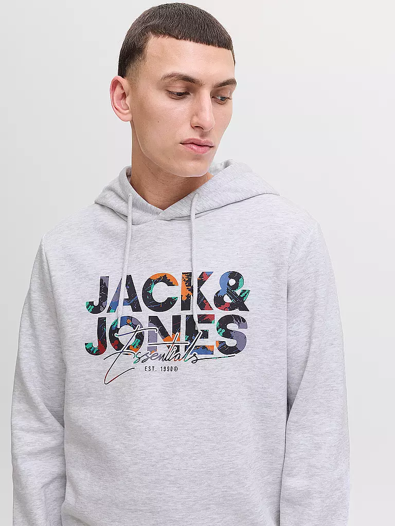JACK & JONES | Sweat à capuche - Hoodie JJGEPLAS | weiss