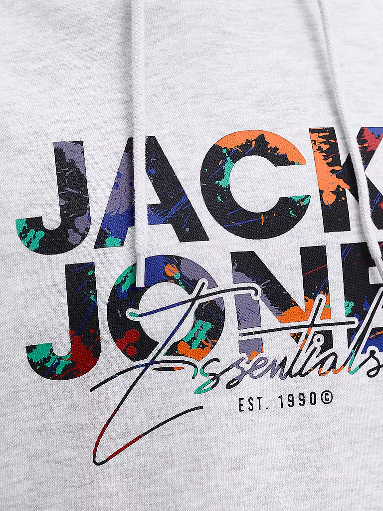 JACK & JONES | Sweat à capuche - Hoodie JJGEPLAS | weiss