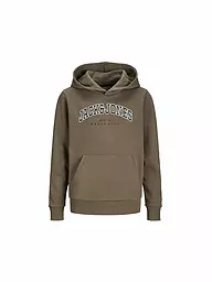 JACK & JONES | Sweat à capuche pour garçon - Hoodie JJECALEB | Marron