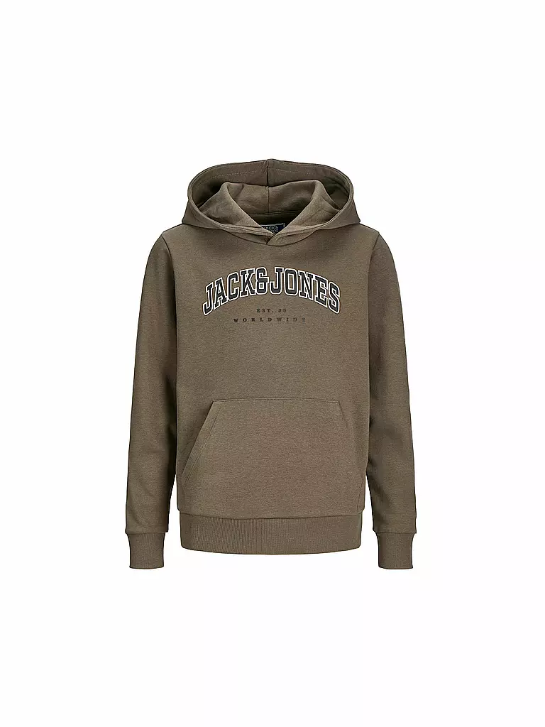 JACK & JONES | Sweat à capuche garçon - Hoodie JJECALEB | braun