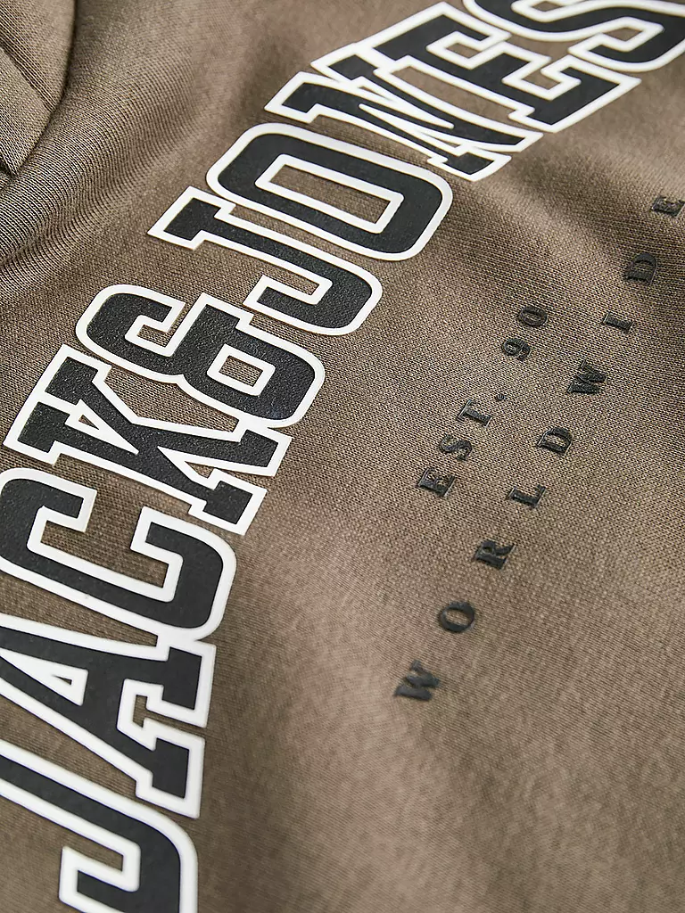 JACK & JONES | Sweat à capuche garçon - Hoodie JJECALEB | braun