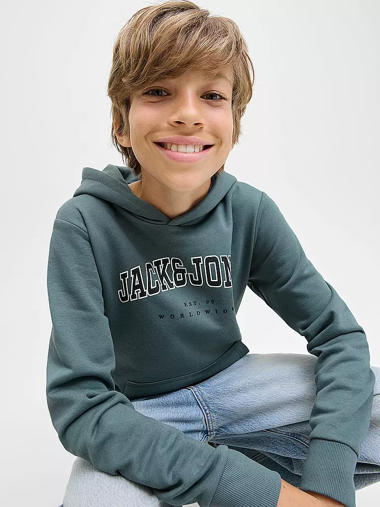 JACK & JONES | Sweat à capuche garçon - Hoodie JJECALEB | 