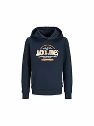JACK & JONES | Jungen Kapuzensweater - Hoodie JJELOGO | Bleu foncé
