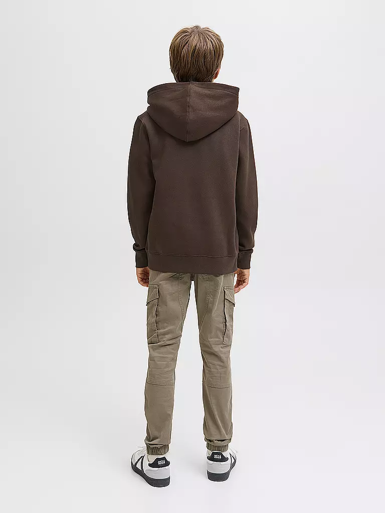 JACK & JONES | Sweat à capuche garçon - Hoodie JJESTAR JJ | braun