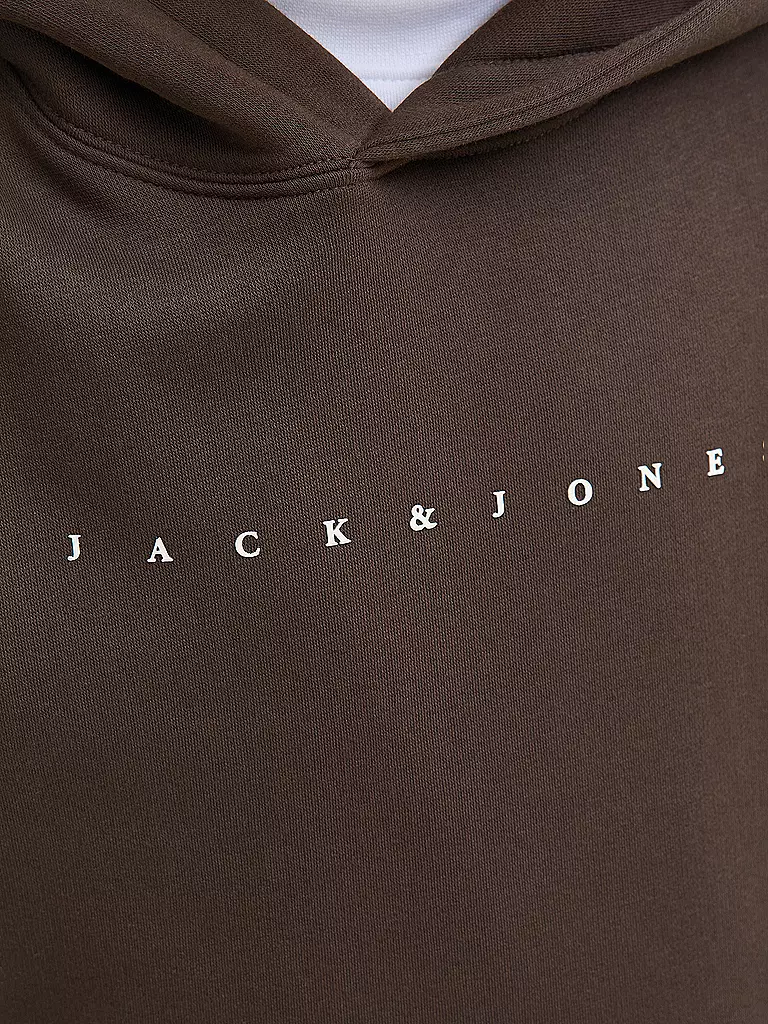 JACK & JONES | Sweat à capuche garçon - Hoodie JJESTAR JJ | braun