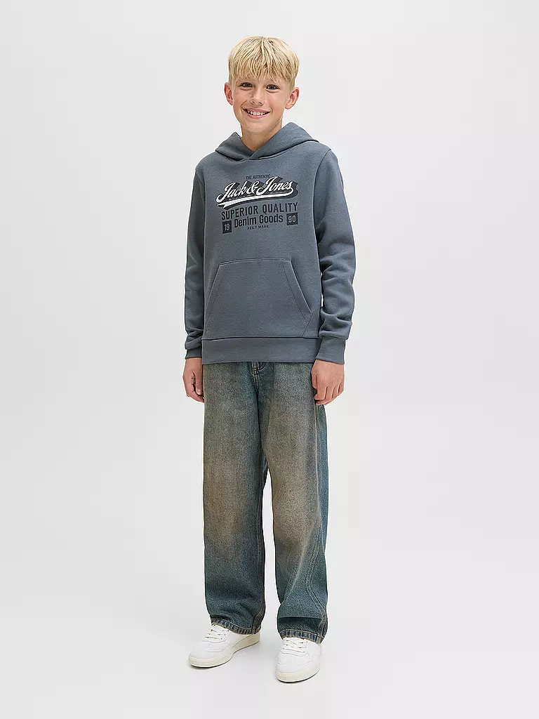 JACK & JONES | Sweat à capuche garçon JJELOGO | blau
