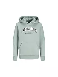 JACK & JONES | Sweat à capuche pour garçon - Hoodie JJECALEB | Vert clair