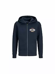 JACK & JONES | Sweat à capuche pour garçon JJELOGO | Bleu foncé