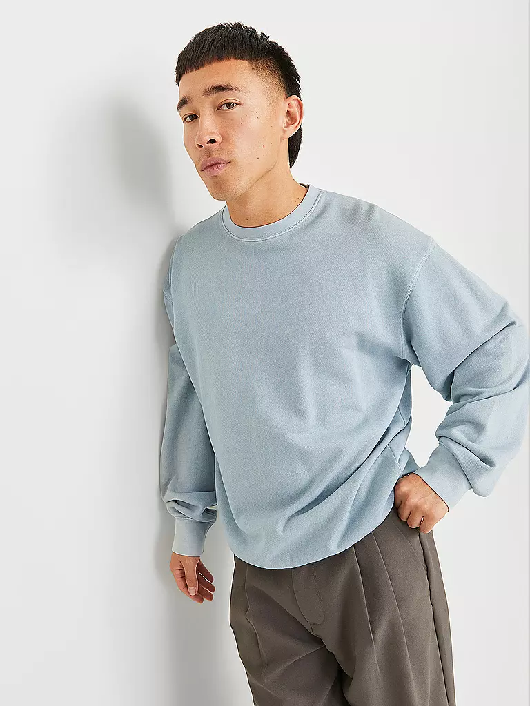 JACK & JONES | Sweat JJECHARGE | hellblau
