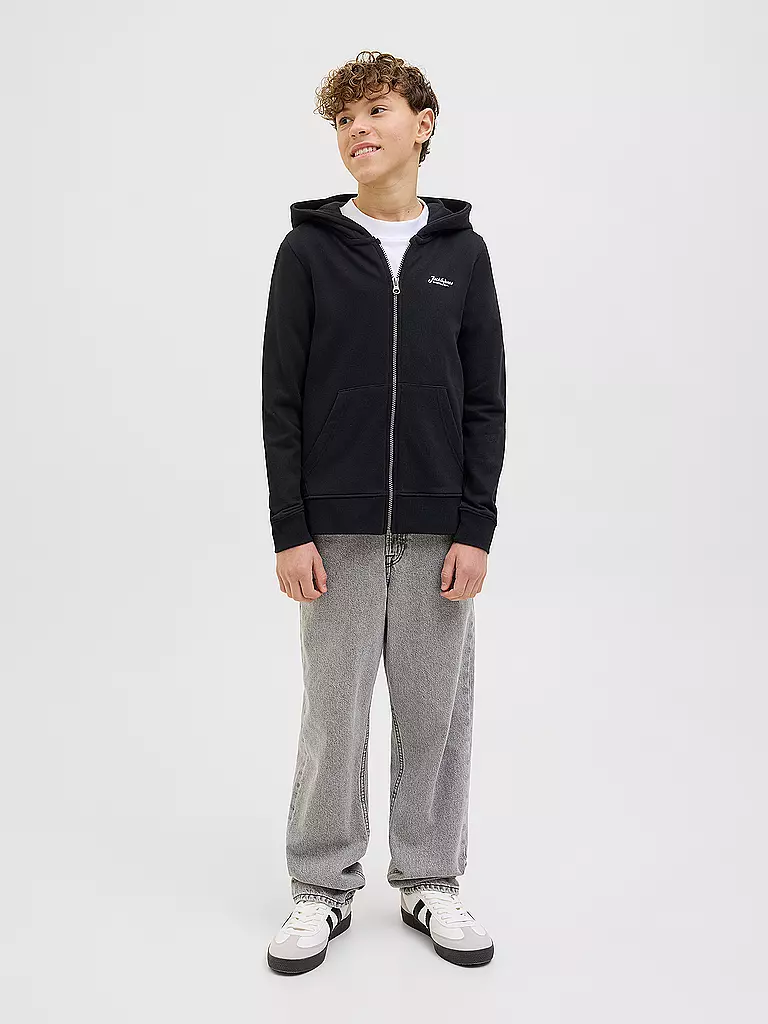 JACK & JONES | Sweat-shirt à capuche garçon JJBEAU | schwarz