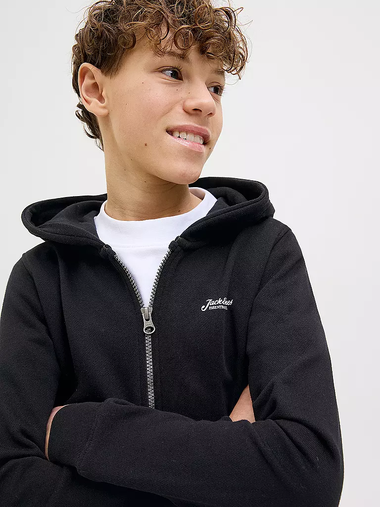 JACK & JONES | Sweat-shirt à capuche garçon JJBEAU | schwarz