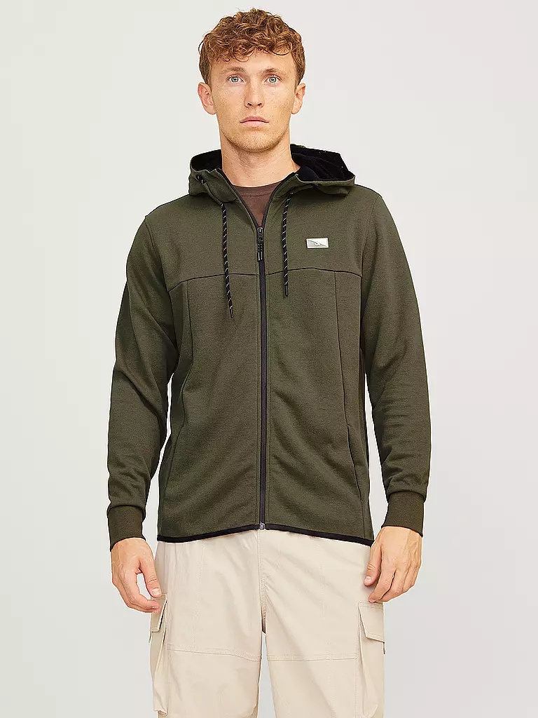 JACK & JONES | Sweat-shirt à capuche JCOAIR | olive