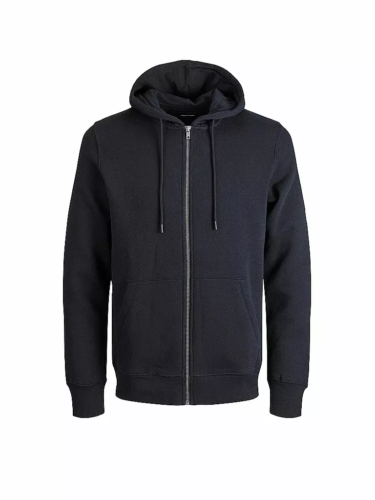 JACK & JONES | Sweat-shirt à capuche zippé JJESTAR | schwarz