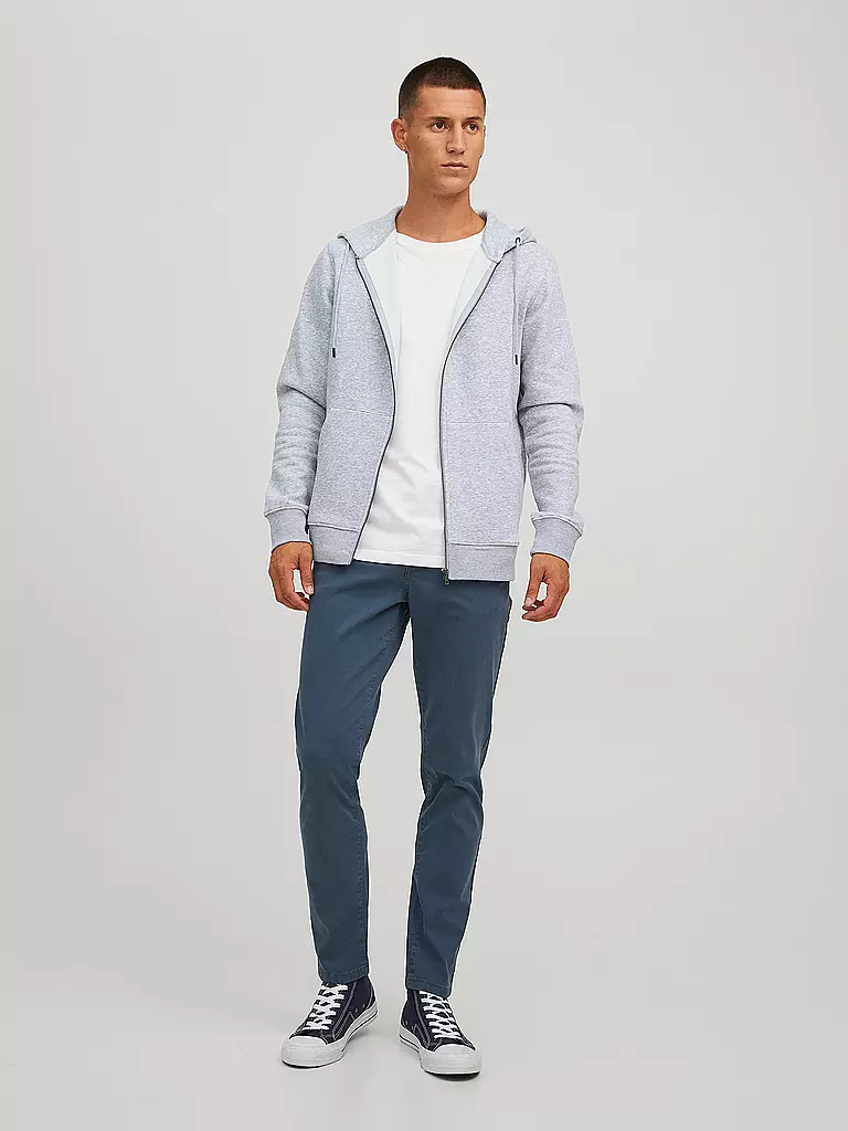 JACK & JONES | Sweat-shirt à capuche zippé JJESTAR | grau