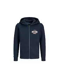 JACK & JONES | Sweat-shirt zippé garçon | Bleu foncé