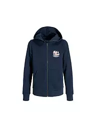 JACK & JONES | Sweatjacke JJELOGO pour garçon | Bleu foncé