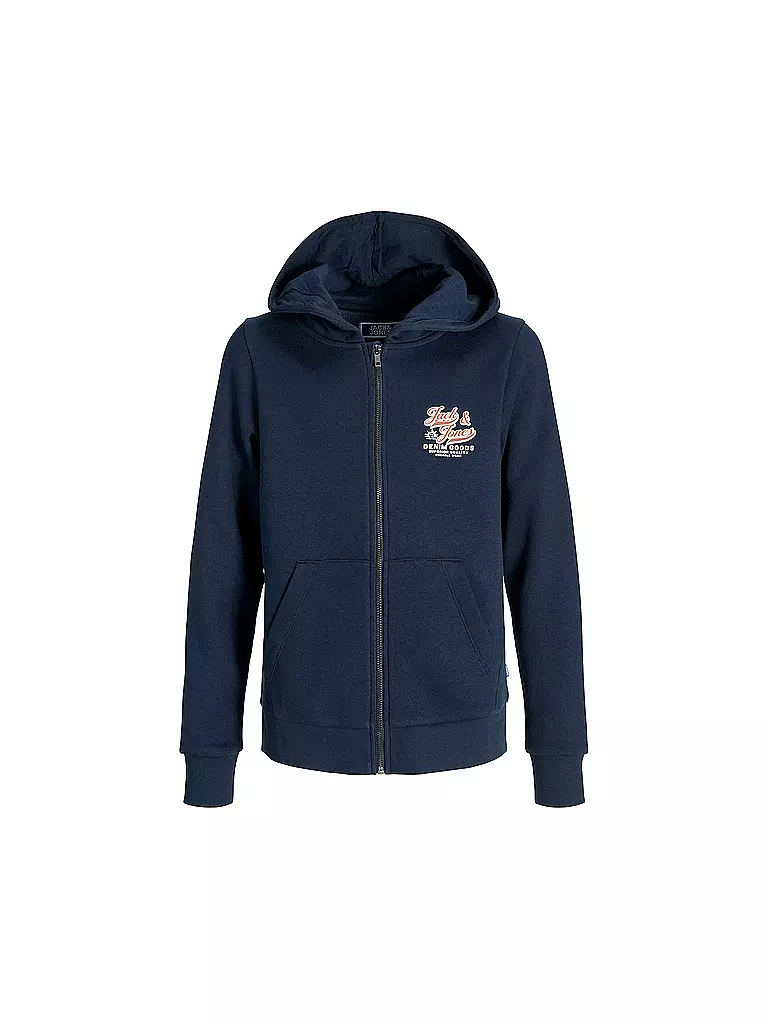 JACK & JONES | Sweatjacke JJELOGO pour garçon | dunkelblau