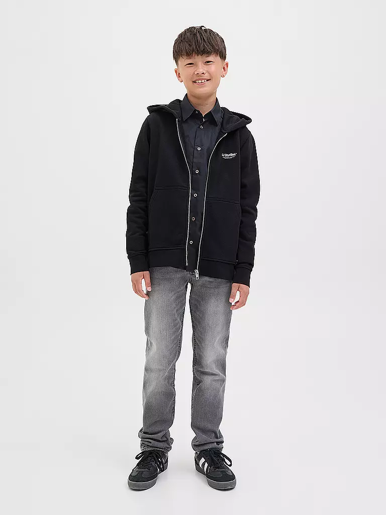 JACK & JONES | Sweatjacke JJESOHO pour garçon | schwarz