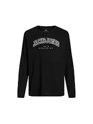 JACK & JONES | T-shirt à manches longues pour garçon JJECALEB | Noir